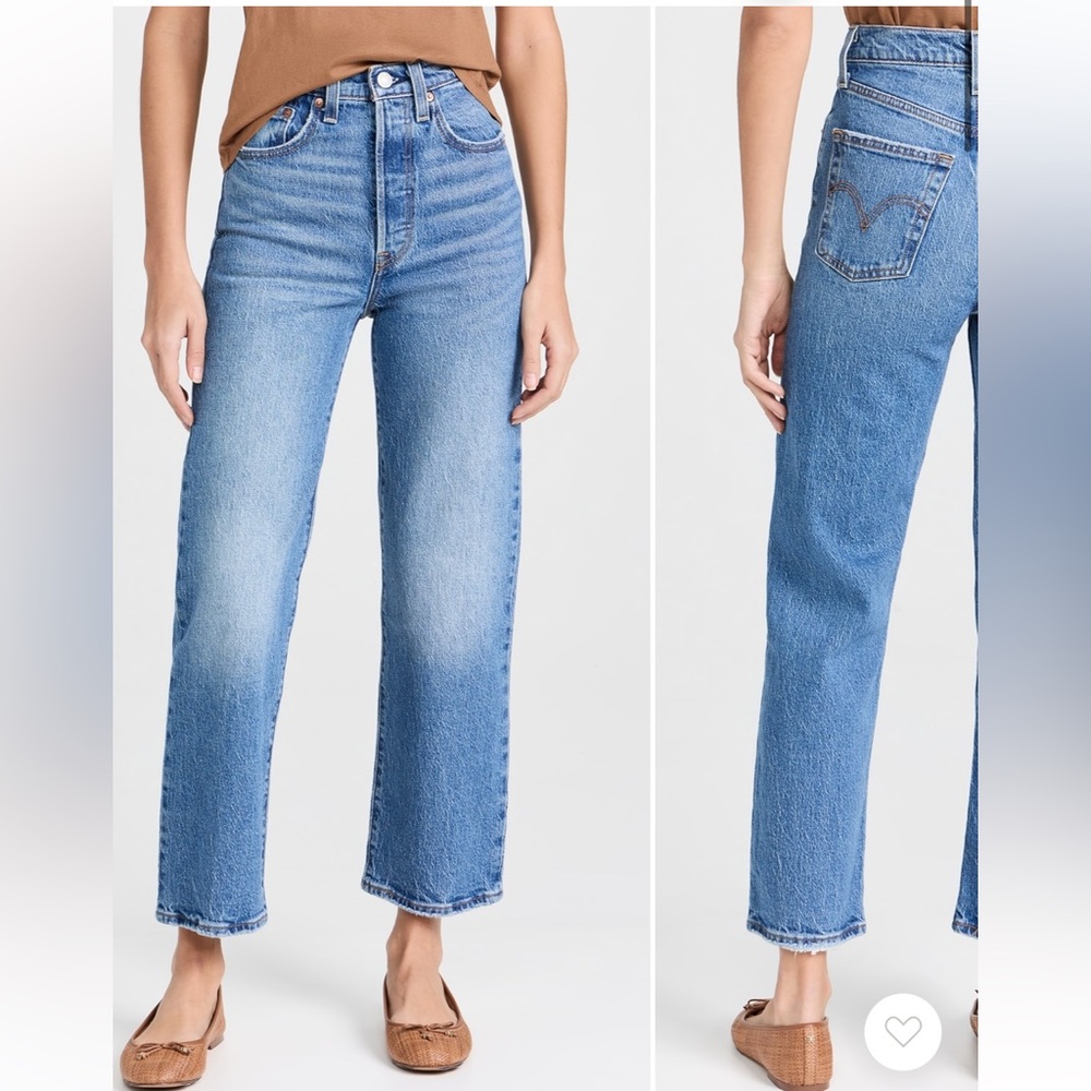 Levi's
Ribcage Straight Ankle Jeans in DANCE Around size 28